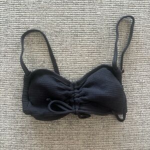 Target Black Bikini Top Adjustable Straps Swimwear